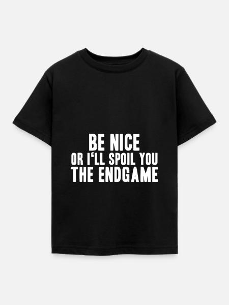 ende verraten - Kinder T-Shirt - Schwarz