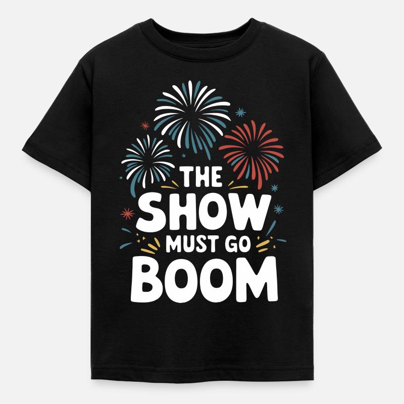 Pyrotechnics Fireworks Pyrotechnics - Kids' T-Shirt - black