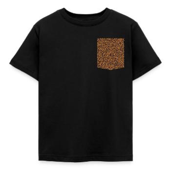t-shirt poche t-shirt poche t-shirt poche pochettes - T-shirt Enfant - noir - Devant - AI Model Kid Female (0cm)
