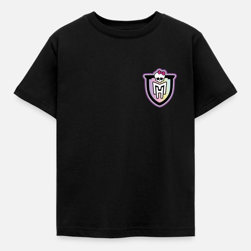 Monster High™ Chest Logo With Skull - Børne-T-shirt - sort