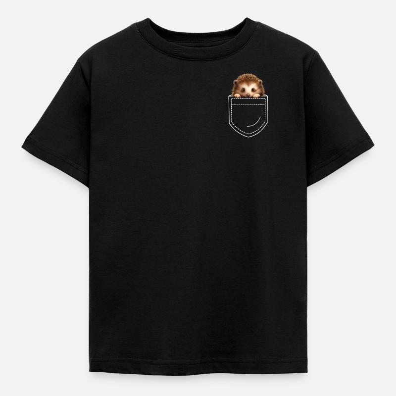 Hérisson - T-shirt Enfant - noir