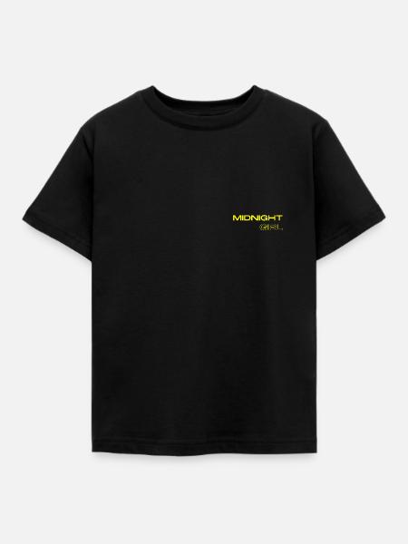midnightgirl - Kinder T-Shirt - Schwarz