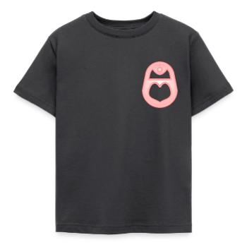 ÖFFNEN SIE ES - Kinder T-Shirt - Dunkelgrau - Vorne - AI Model Kid Female (0cm)