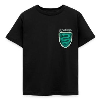 Harry Potter Emblème Serpentard Logo petit - T-shirt Enfant - noir - Devant - AI Model Kid Female (0cm)