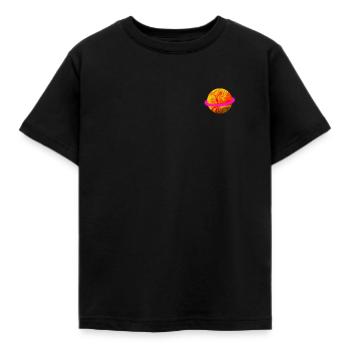 Red Shiny - Kids' T-Shirt - black - Front - AI Model Kid Female (0cm)