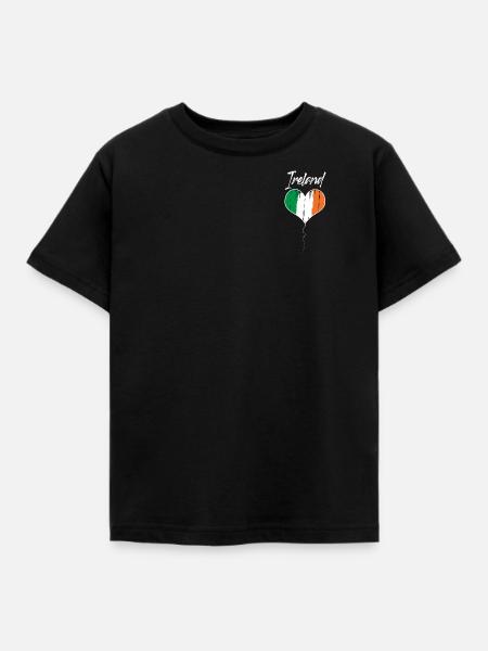 Irland - Kinder T-Shirt - Schwarz