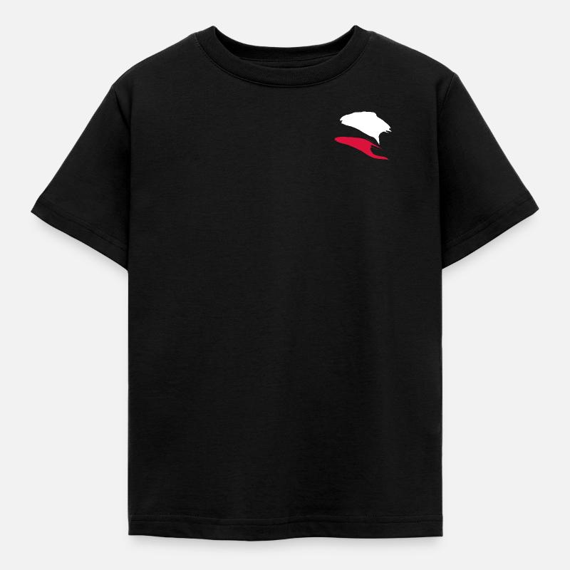 Righe stile Polonia - Maglietta per bambini - nero
