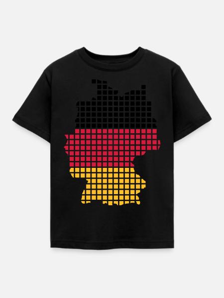 Deutschland - Kinder T-Shirt - Schwarz