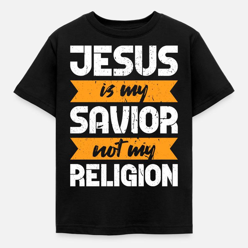 Jésus Christ - T-shirt Enfant - noir