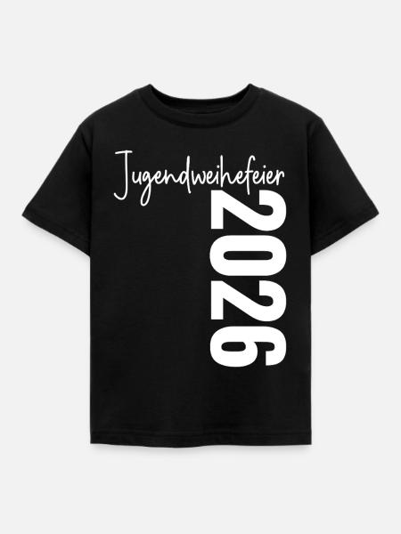 Jugendweihefeier 2026 - Kinder T-Shirt - Schwarz