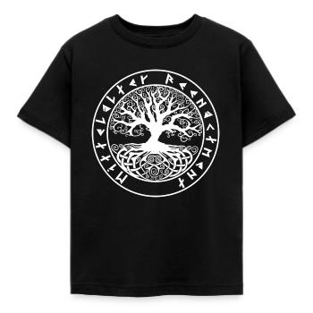 Reconstitution médiévale - T-shirt Enfant - noir - Devant - AI Model Kid Female (0cm)