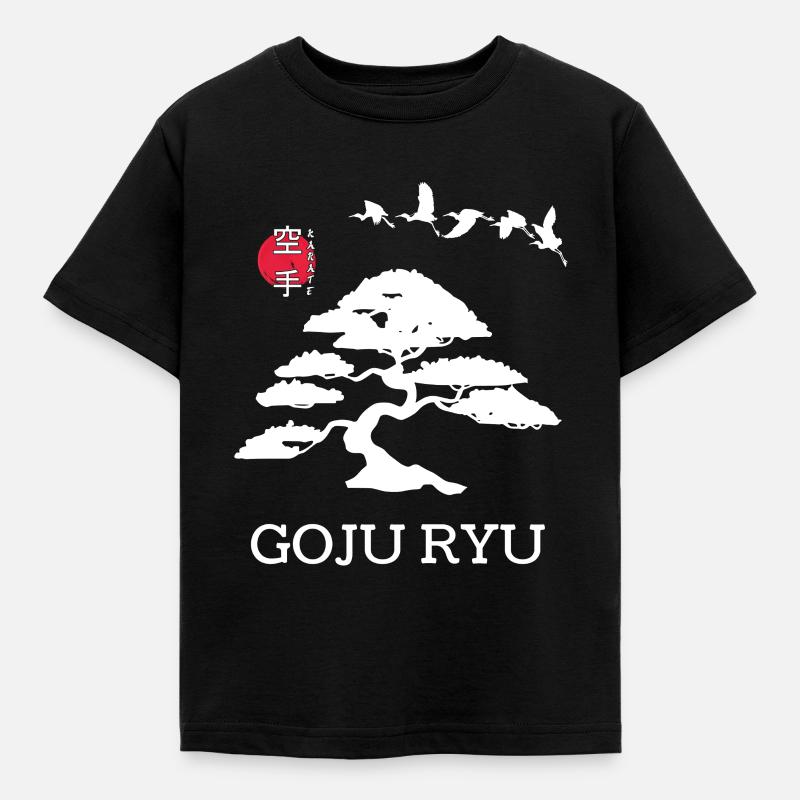 Goju Ryu Karate Best Kampfkunst Seit 1930 - Kinder T-Shirt - Schwarz