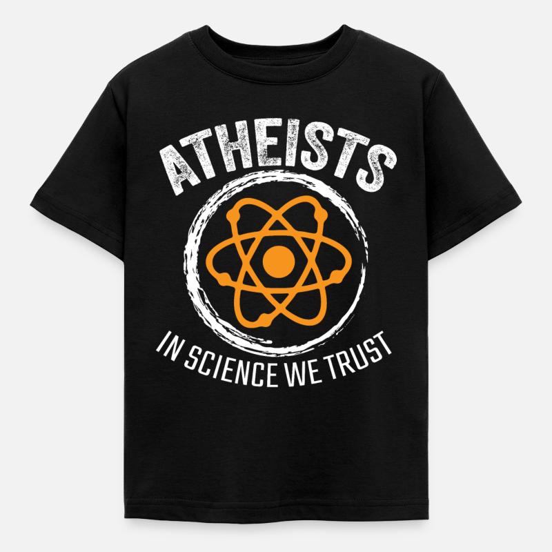 athée - T-shirt Enfant - noir