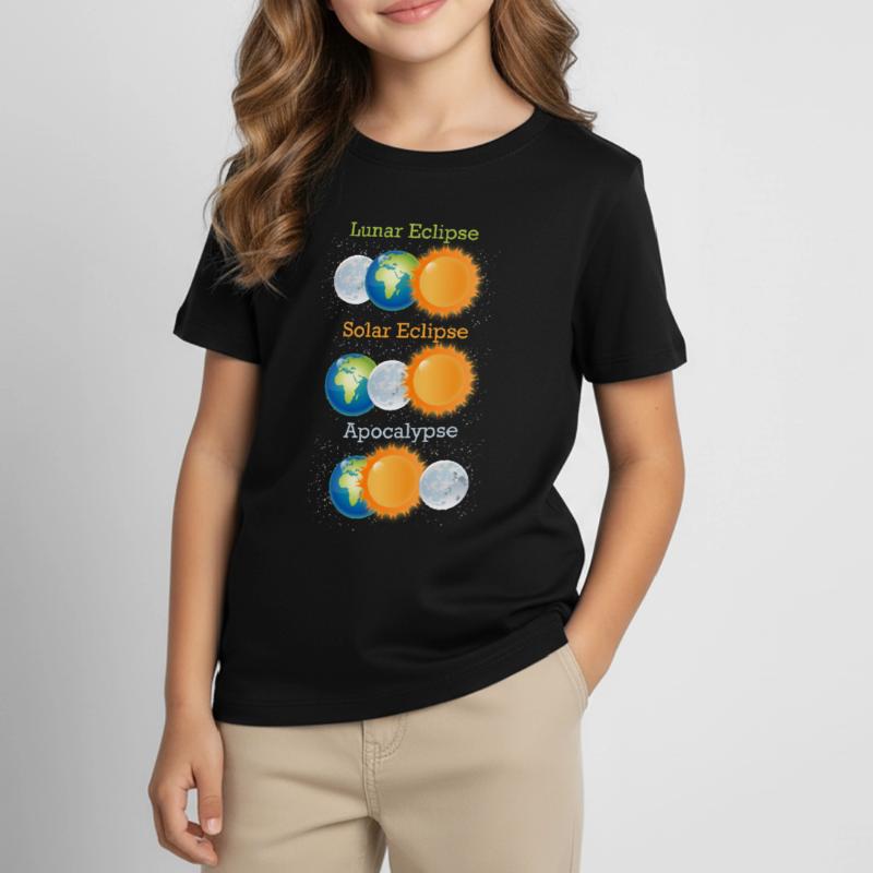 Éclipse de lune Éclipse Apocalypse T-shirt Enfant