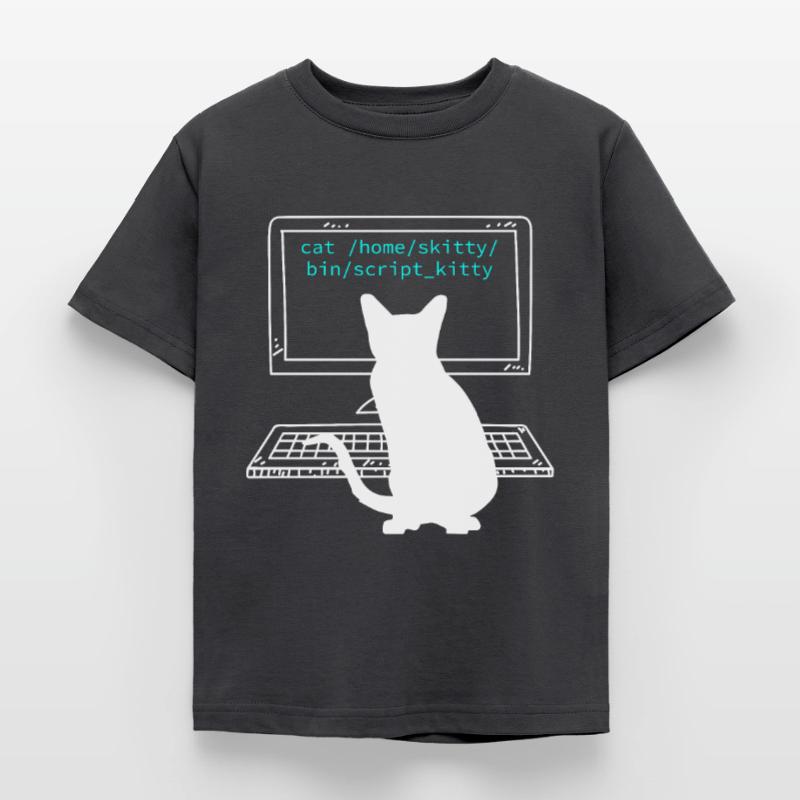 Cat Owner Programmer Coder Computer Scientist Kids' T-Shirt