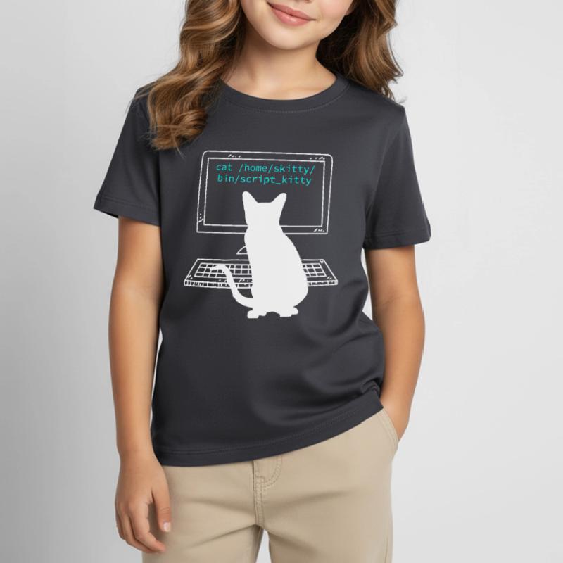 Cat Owner Programmer Coder Computer Scientist Kids' T-Shirt
