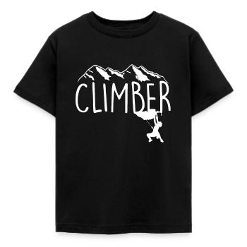 Escalade escalade - T-shirt Enfant - noir - Devant - AI Model Kid Female (0cm)