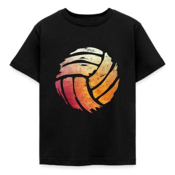 Volleyballer Volleyball Volleyballmannschaft - Kinder T-Shirt - Schwarz - Vorne - AI Model Kid Female (0cm)