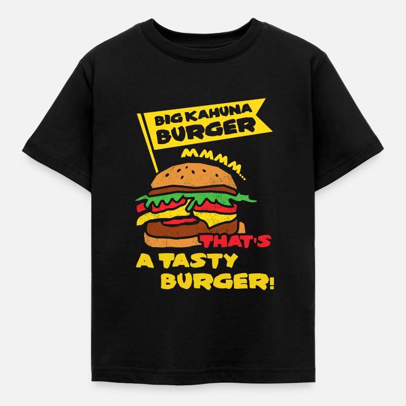 Big Kahuna Burger Mmmm ... Das ist ein leckerer Burger! P. - Kinder T-Shirt - Schwarz