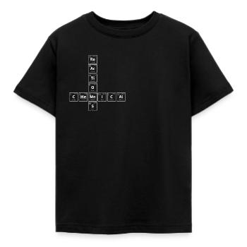 Chemische Reaktionen Periodensystem Chemiker - Kinder T-Shirt - Schwarz - Vorne - AI Model Kid Female (0cm)