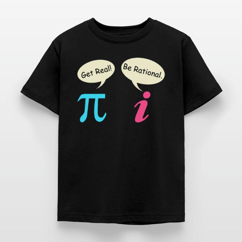 Math Saying Complex Number Pie get real Kids' T-Shirt