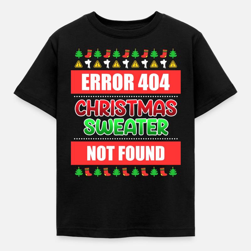 Pull de Noël introuvable Noël moche - T-shirt Enfant - noir