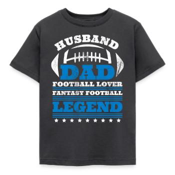 Amoureux du football Papa de football fantastique - T-shirt Enfant - charbon - Devant - AI Model Kid Female (0cm)