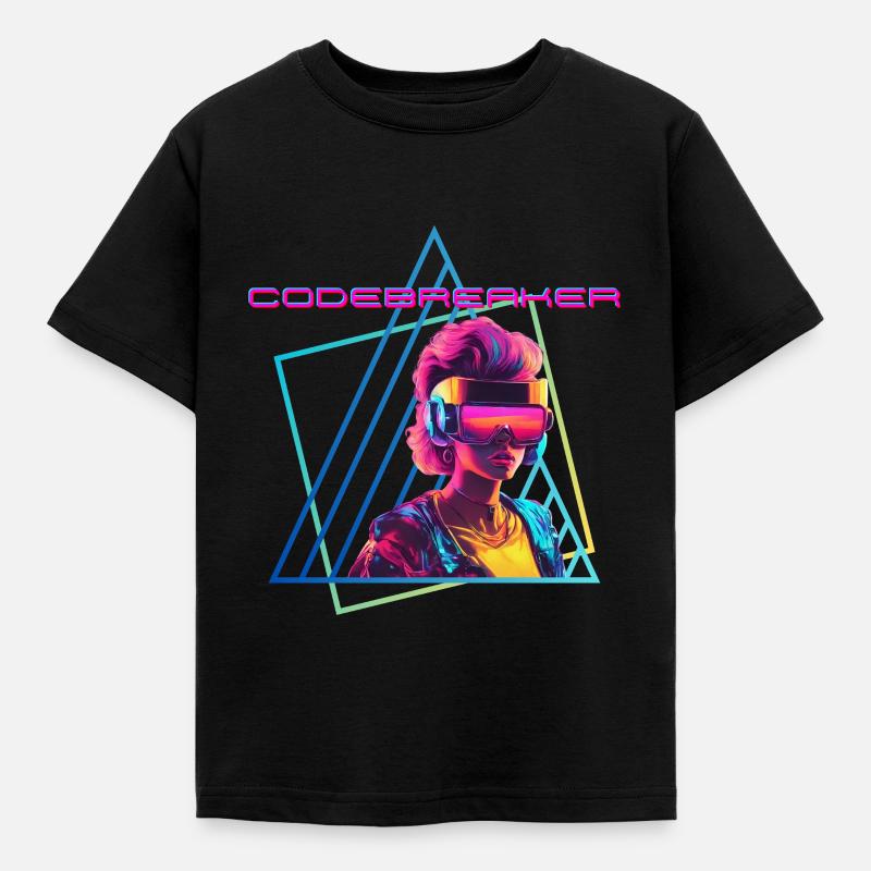 Déchiffreur de code - T-shirt Enfant - noir