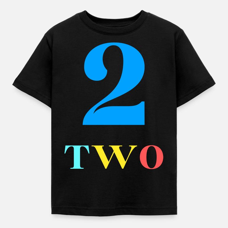 Two-2e anniversaire - T-shirt Enfant - noir