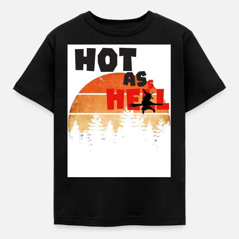 Chaud comme l’enfer. Chaud comme l’enfer. - T-shirt Enfant - noir