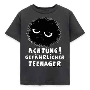 Méfiez-vous des adolescents dangereux - T-shirt Enfant - charbon - Devant - AI Model Kid Female (0cm)