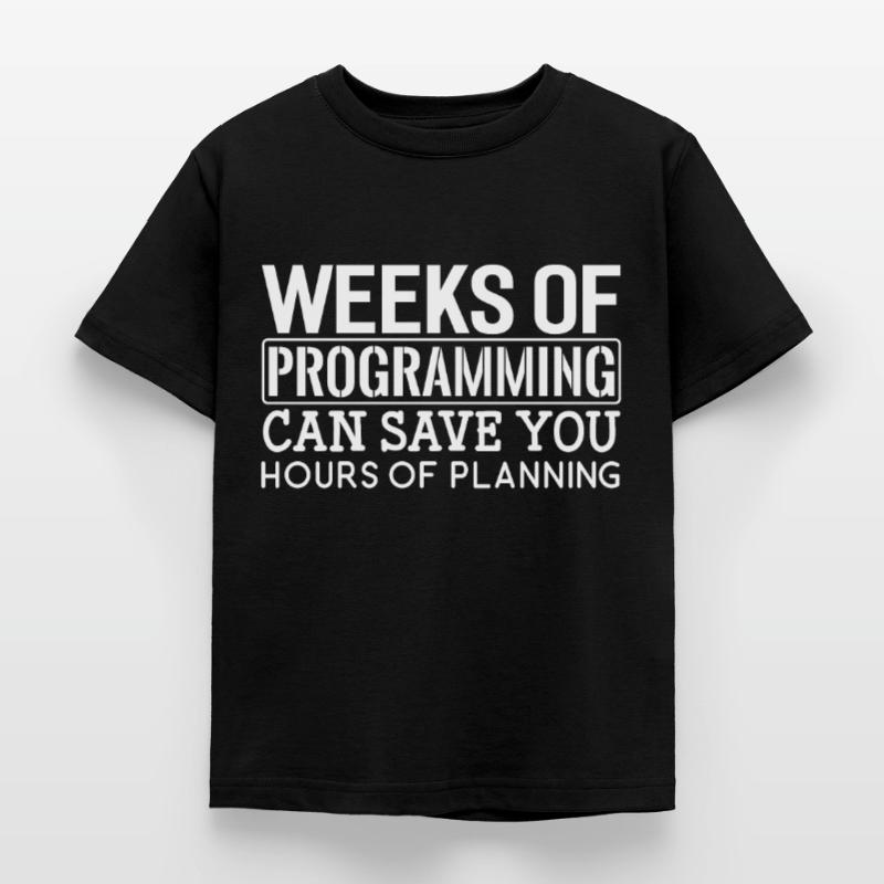 Programmierer Wochen Von Programmieren Kinder T-Shirt
