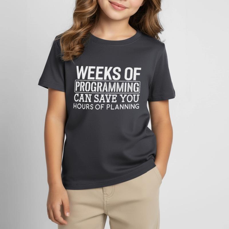 Programmeurs semaines De Programmation T-shirt Enfant