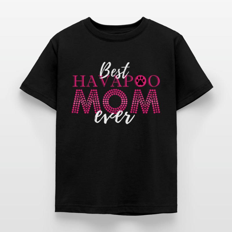havapoo, havapoo havapoo sky, poodle hybrid, Kids' T-Shirt
