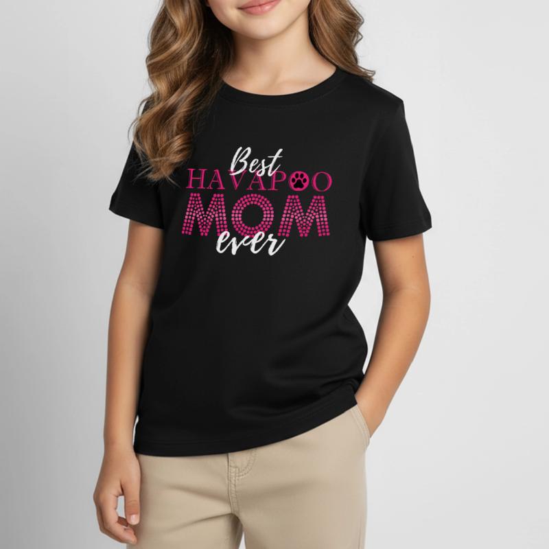 havapoo, havapoo havapoo himmel, Pudel Mischling, Kinder T-Shirt