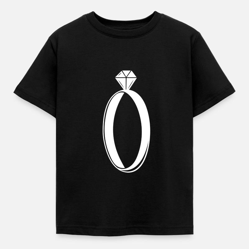 Hochzeit - Kinder T-Shirt - Schwarz