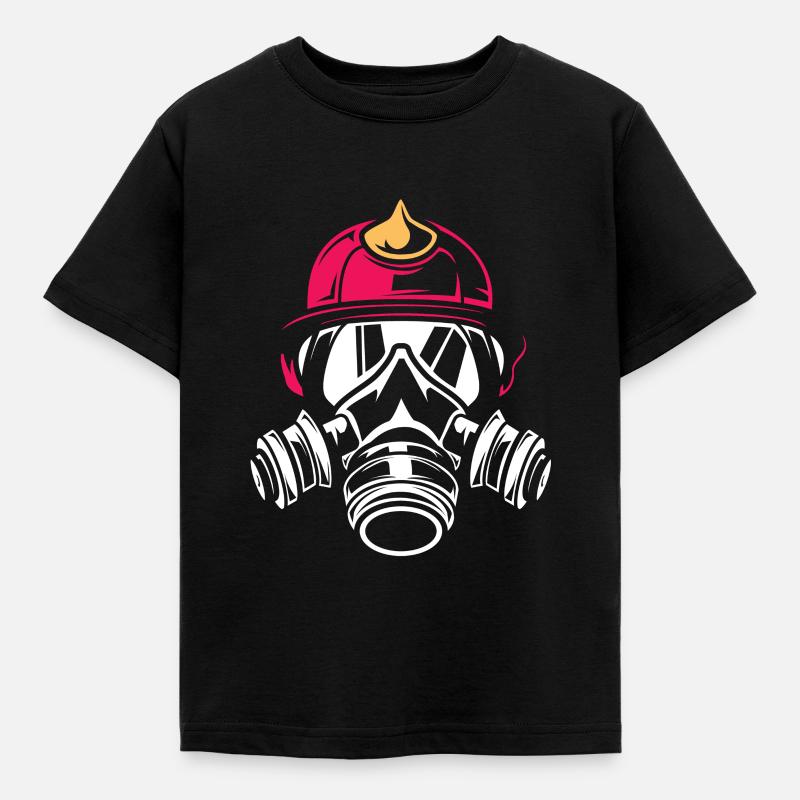 pompier - T-shirt Enfant - noir
