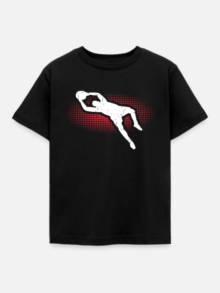 Torwart - Kinder T-Shirt - Schwarz