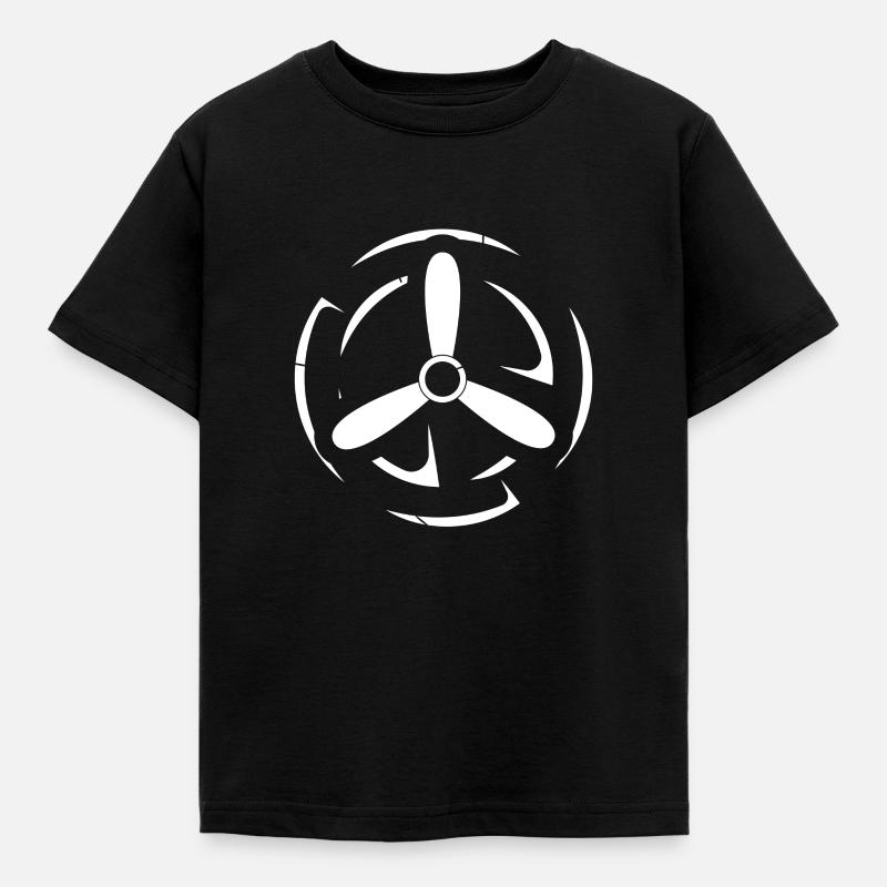 Model flight - Kids' T-Shirt - black