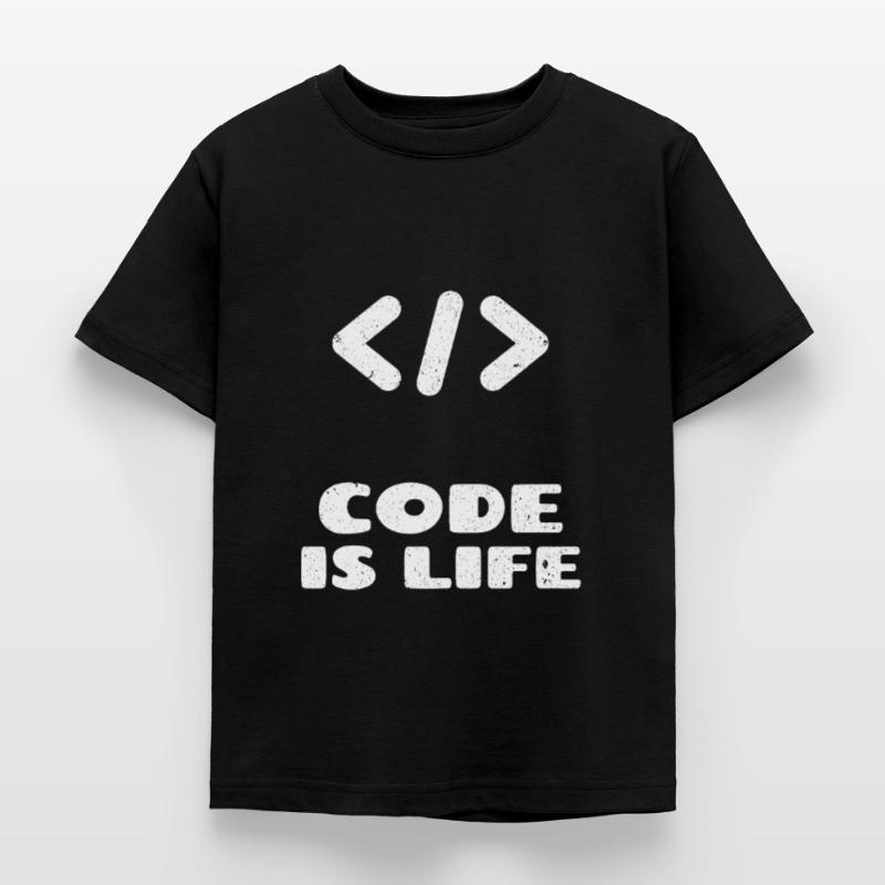 coding programmer gift idea Kids' T-Shirt