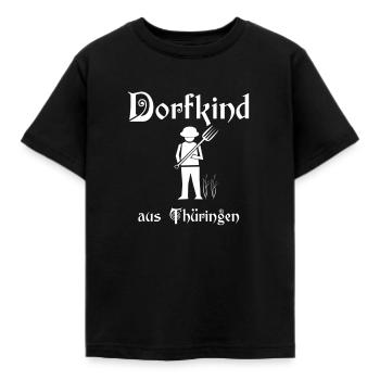 Enfant du village disant Thueringen - T-shirt Enfant - noir - Devant - AI Model Kid Female (0cm)