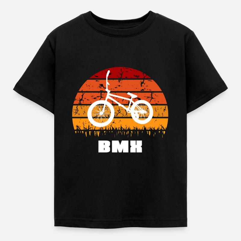 Bmx - Børne-T-shirt - sort