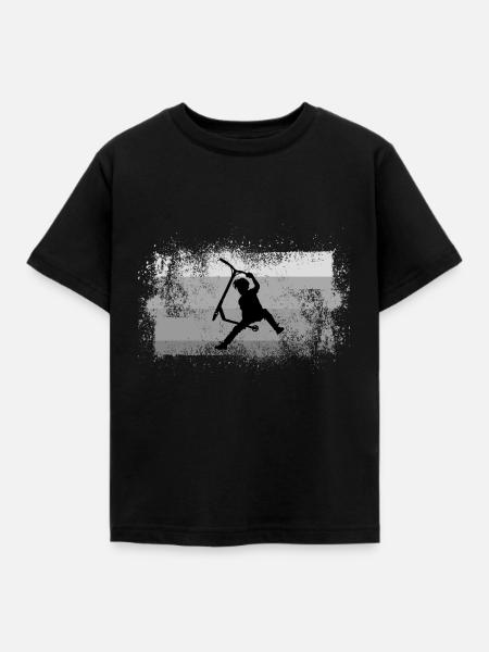 Freestyle-Roller - Kinder T-Shirt - Schwarz