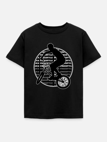 BMX - Kinder T-Shirt - Schwarz