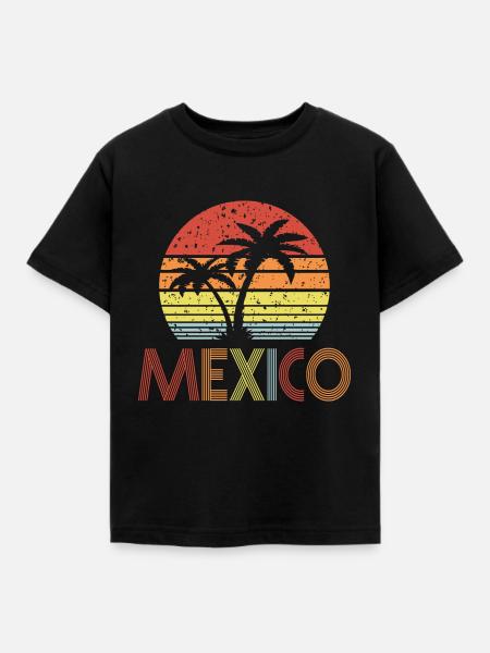 Mexico - Kinder T-Shirt - Schwarz