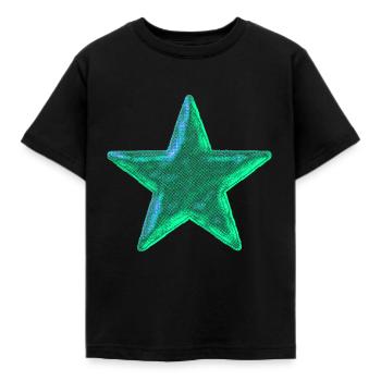 Koralle Stern - Kinder T-Shirt - Schwarz - Vorne - AI Model Kid Female (0cm)
