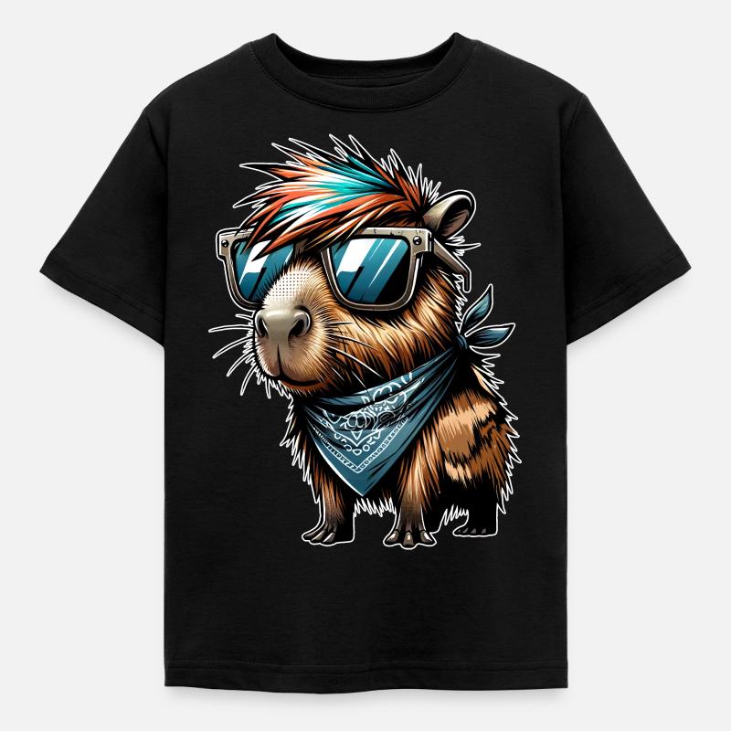 Capybara - T-shirt Enfant - noir