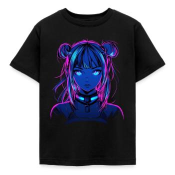The Woman - Kids' T-Shirt - black - Front - AI Model Kid Female (0cm)