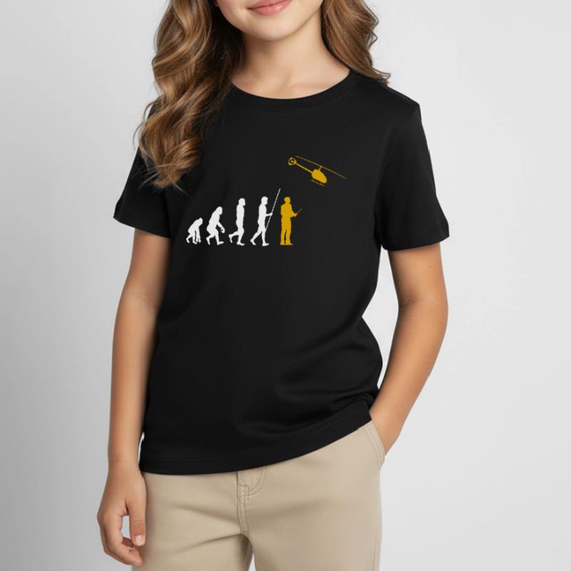 Evolution RC Hélicoptère commandé à distance Modéliser T-shirt Enfant