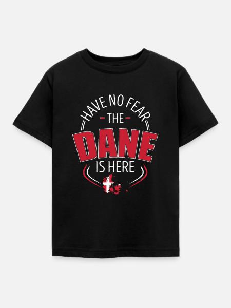 Dänemark - Kinder T-Shirt - Schwarz